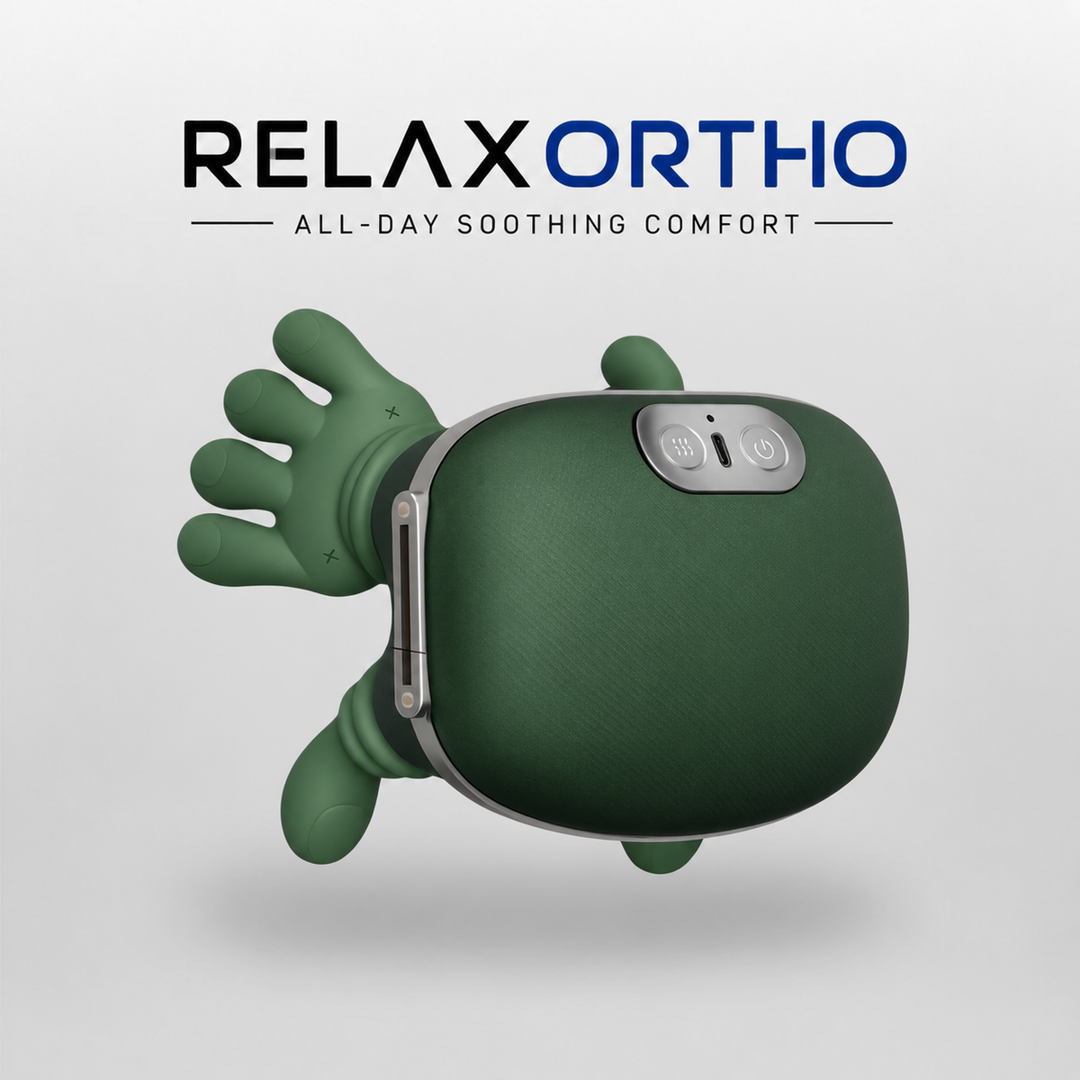 RELAXORTHO Neck & Shoulder Massager with Heat & Timed Infrared Therapy