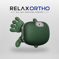 RELAXORTHO Neck & Shoulder Massager with Heat & Timed Infrared Therapy