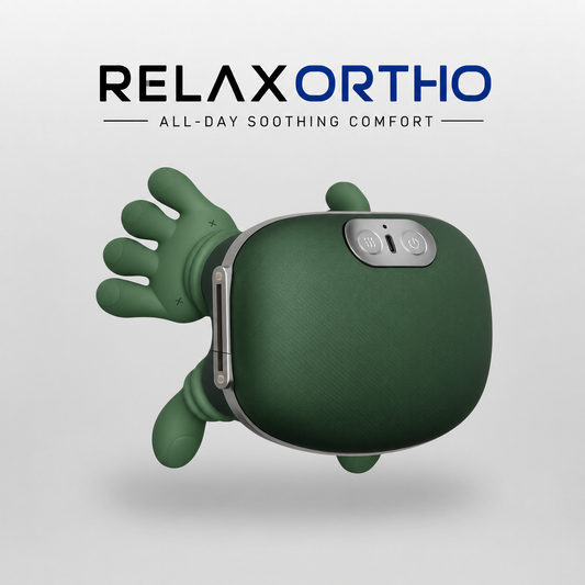 RELAXORTHO Neck & Shoulder Massager with Heat & Timed Infrared Therapy