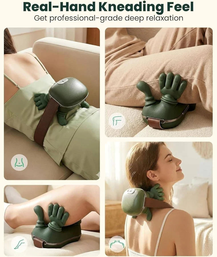 RELAXORTHO Neck & Shoulder Massager with Heat & Timed Infrared Therapy